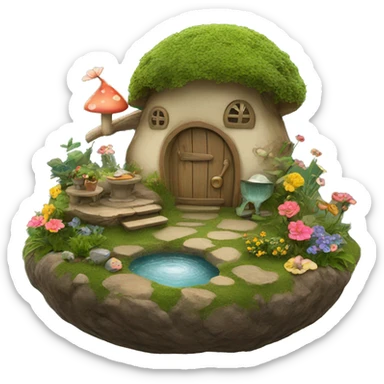 Fairy garden  sticker