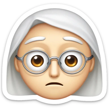 😞 add eyes and eyebags to this emoji sticker