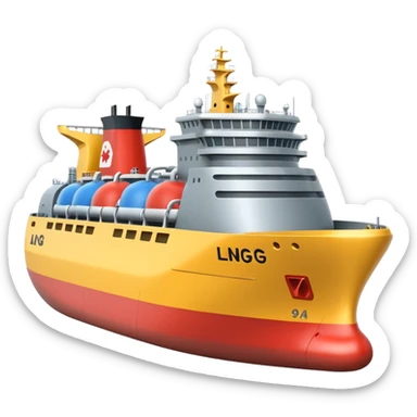 lng ship sticker