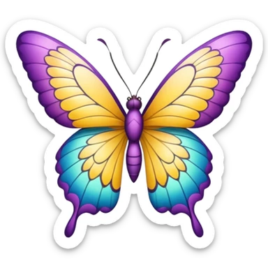 Borboleta sticker