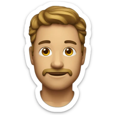 Emoji qui souffle sticker