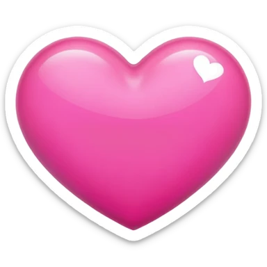 Corazón rosados  sticker