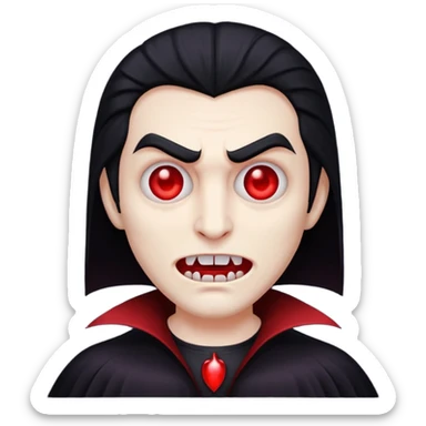A Vampire & Evil emoji sticker