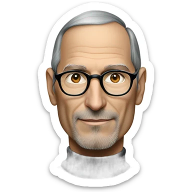steve jobs apple  sticker
