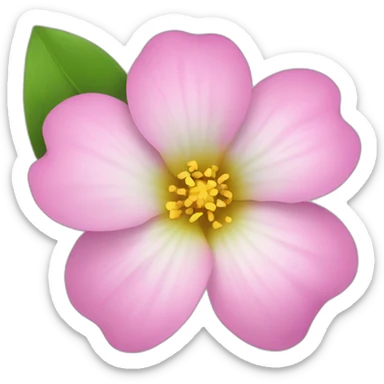 Beautiful flower sticker