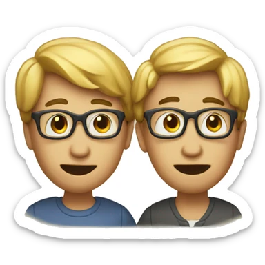 two pearsons speak sticker