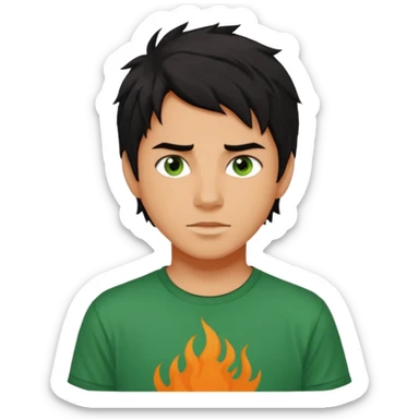 percy jackson show version sticker