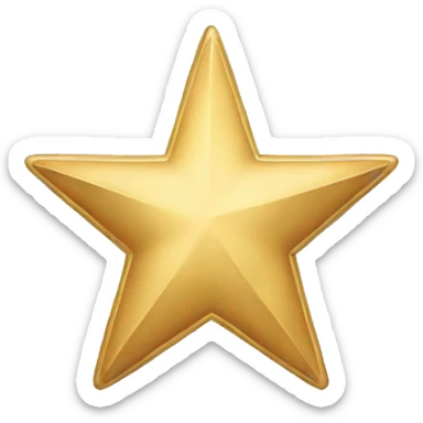 Gold Star sticker