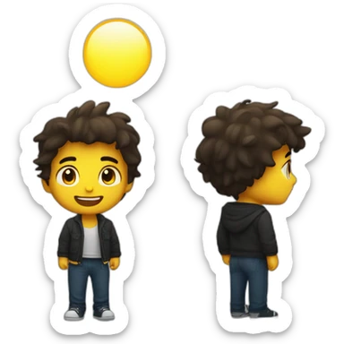 En las sombras una luz me ilumina sticker