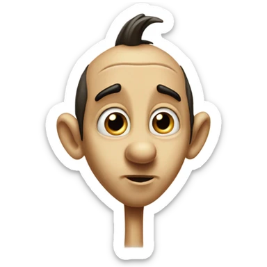 pinocchio with growing nose sticker