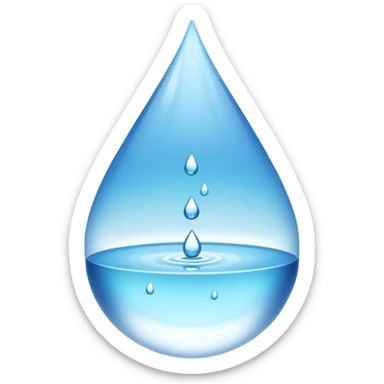 Spring water sticker