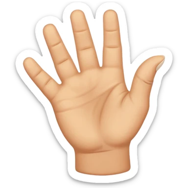 Albanian hand sign sticker