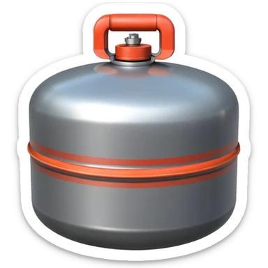gas cylinder sticker
