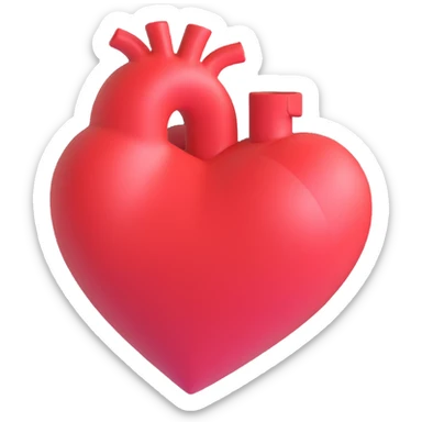 heart, purple sticker
