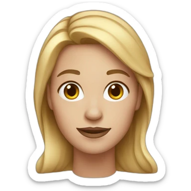 auburn white 35 year old woman sticker