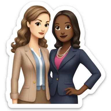 Serena Vander Woodson and Blair Waldorf sticker