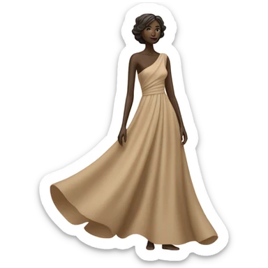 Met gala sand dress tyla sticker