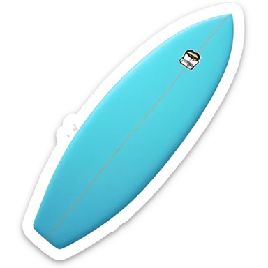 Surfboard blue  sticker