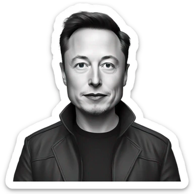 Elon musk sticker
