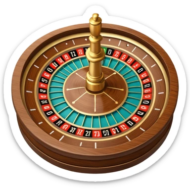 rouletta for casino sticker