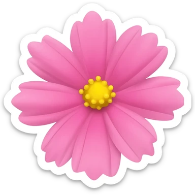 Flower (pink) sticker