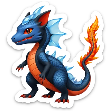 Amaura-Salandit-Litten-fusion sticker