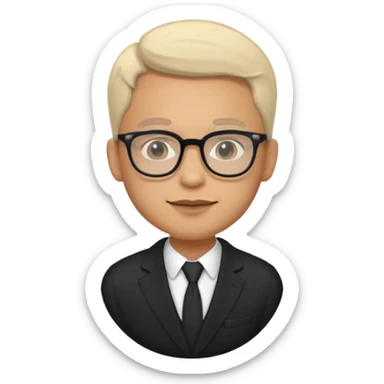 Designer website guy with professional dp sticker