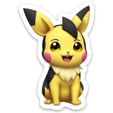 Pichu cute sticker