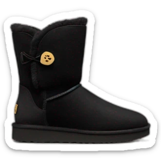Black ugg Mimi boot sticker