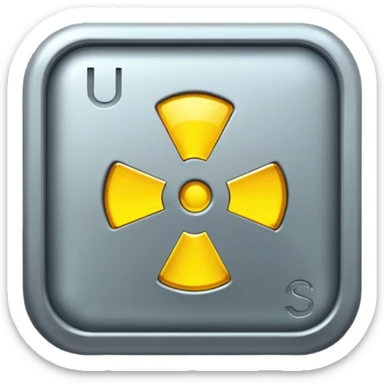 uranium sticker