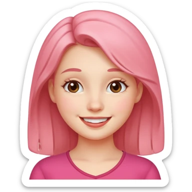 girl cute like me sticker