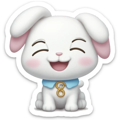 Cinnamoroll happy sticker