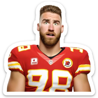 Travis Kelce Crying sticker