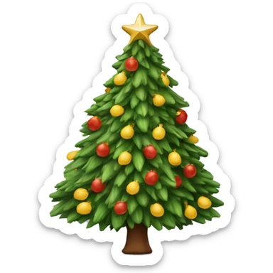 Sapin avec des noeux  sticker