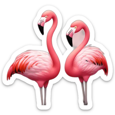 Flamingo sticker