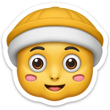 gorro panadero sticker