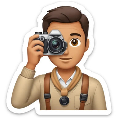 Photographer who has been sticker