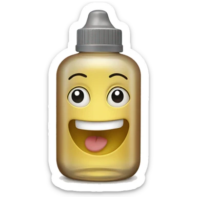 Baby oil bottle  sticker