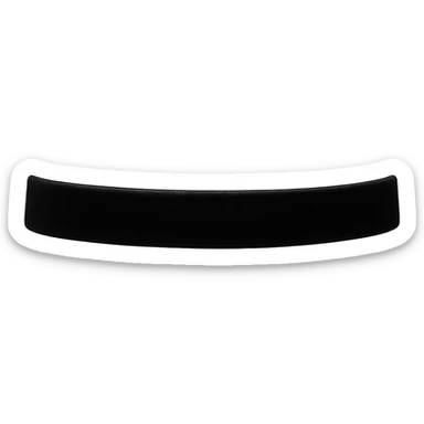 a simple black velvet goth choker, minimalistic, gothic fashion sticker