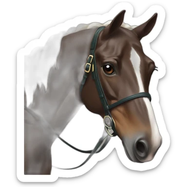 race horse  sticker