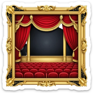 Theater sticker