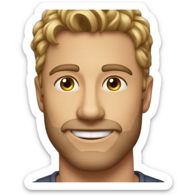 my handsome husband sticker