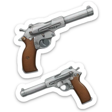 weapons with pistol sticker