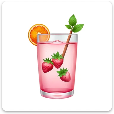 strawberry mint water next to cinnamon and orange water sticker