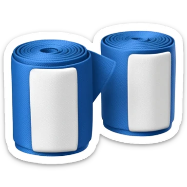 boxing hand wraps object icon, rolled athletic bandage for hands, white fabric texture, sporty combat gear, clean detailed look, 3D cartoon, mobile game icon style, centered, clean background, no text, no watermark
 sticker