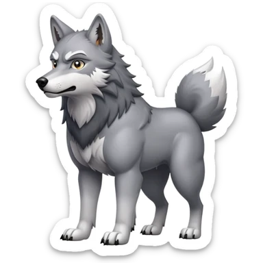 Sigma alpha wolf sticker