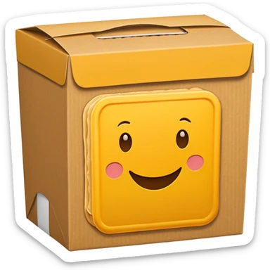 kraft dinner package sticker