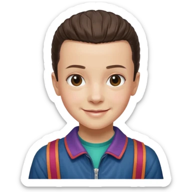 Eleven stanger things 5 sticker