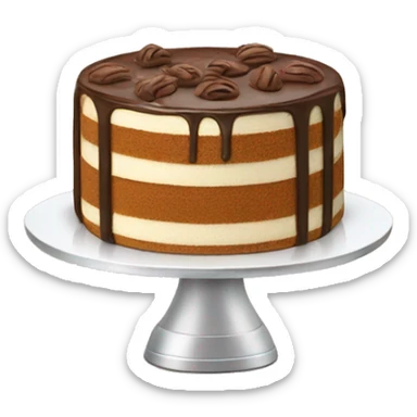 Tiramisu cake sticker