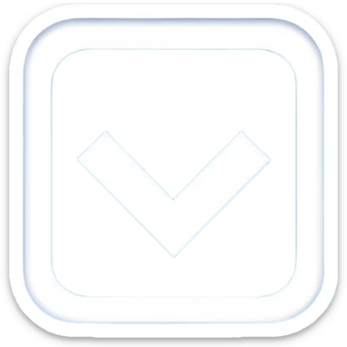 Blaues Vierek mit weissem Hacken sticker